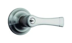 Brinks Push Pull Rotate Harper Satin Nickel Entry Lever KW1 1.75 In.
