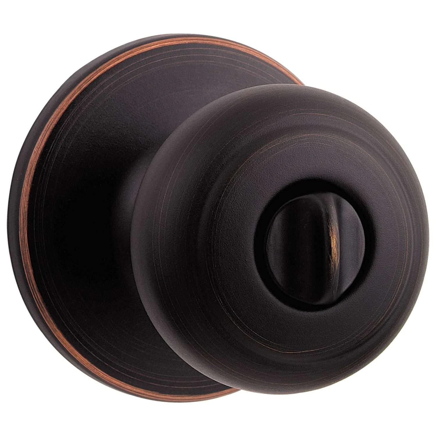 Kwikset Cove Venetian Bronze Privacy Knob Right Or Left Handed 2 Kwikset Cove Venetian Bronze Privacy Knob Right Or Left Handed - Image 2
