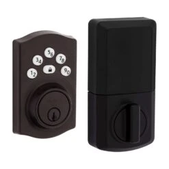 Kwikset Powerbolt Venetian Bronze Zinc Electronic Deadbolt 11 Kwikset Powerbolt Venetian Bronze Zinc Electronic Deadbolt -Irwim Door Locks Shop 8e3b65eb c0fb 4a70 b92c 49983da225d1