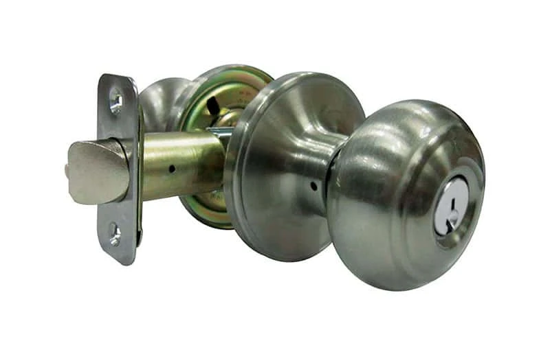 Faultless Fancy Mushroom Satin Nickel Entry Knobs Right Handed 1 Faultless Fancy Mushroom Satin Nickel Entry Knobs Right Handed