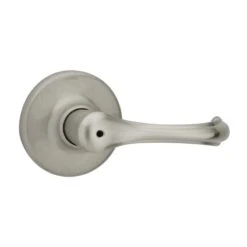 Kwikset Dorian Satin Nickel Privacy Lever Right Or Left Handed
