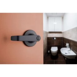 Brinks Commercial Matte Black Privacy Lever Right Or Left Handed -Irwim Door Locks Shop 90222bfb 0558 4b37 9a0b 5cf38b63274f