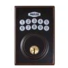 Faultless Aged Bronze Metal Electronic Deadbolt