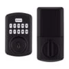 Kwikset Matte Black Metal Wifi Deadbolt