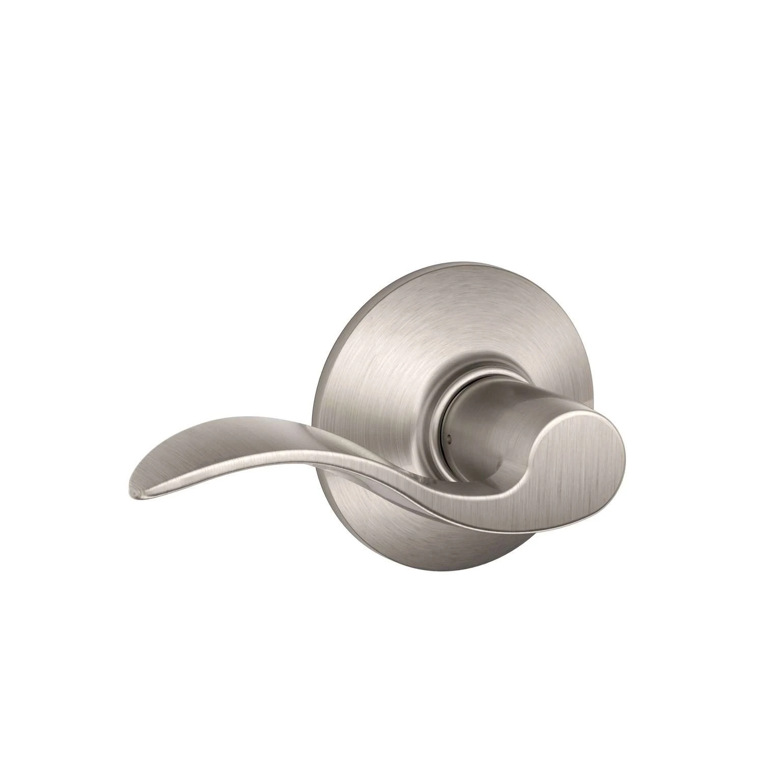Schlage Accent Satin Nickel Passage Lever Right Or Left Handed 1 Schlage Accent Satin Nickel Passage Lever Right Or Left Handed