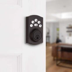 Kwikset Powerbolt Venetian Bronze Zinc Electronic Deadbolt 13 Kwikset Powerbolt Venetian Bronze Zinc Electronic Deadbolt -Irwim Door Locks Shop 9ab29c06 4adb 4941 9a15 570d8cf70ccf