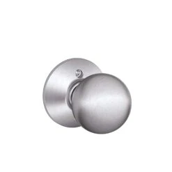 Schlage F Series Orbit Satin Chrome Dummy Knob Right Or Left Handed