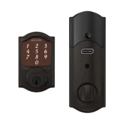 Schlage Aged Bronze Steel Electronic Deadbolt