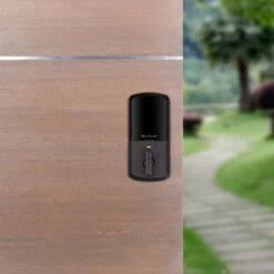 Kwikset Aura Matte Black Metal Bluetooth Keypad Entry Smart Lock -Irwim Door Locks Shop 9f9e0516 6168 47f2 bf31 cfb3bc229e4a