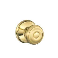 Schlage Georgian Polished Brass Passage Lockset 1-3/4 In.
