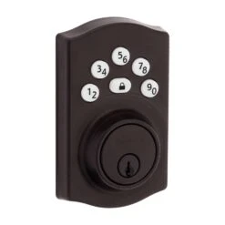 Kwikset Powerbolt Venetian Bronze Zinc Electronic Deadbolt