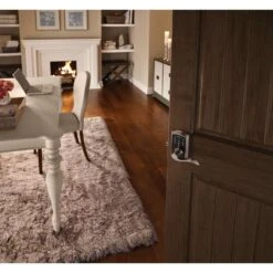 Schlage Satin Nickel Steel Electric Touch Screen Entry Lock -Irwim Door Locks Shop a14044a7 40c0 4748 9e29 5efe89ce92f6