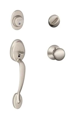 Schlage Classic / Contemporary Satin Nickel Handleset Right Or Left Handed
