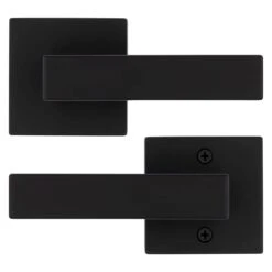 Kwikset Singapore Matte Black Passage Lever 1-3/4 In. 15 Kwikset Singapore Matte Black Passage Lever 1-3/4 In. -Irwim Door Locks Shop a291e496 5050 4294 9ae4 340bc3d490bf