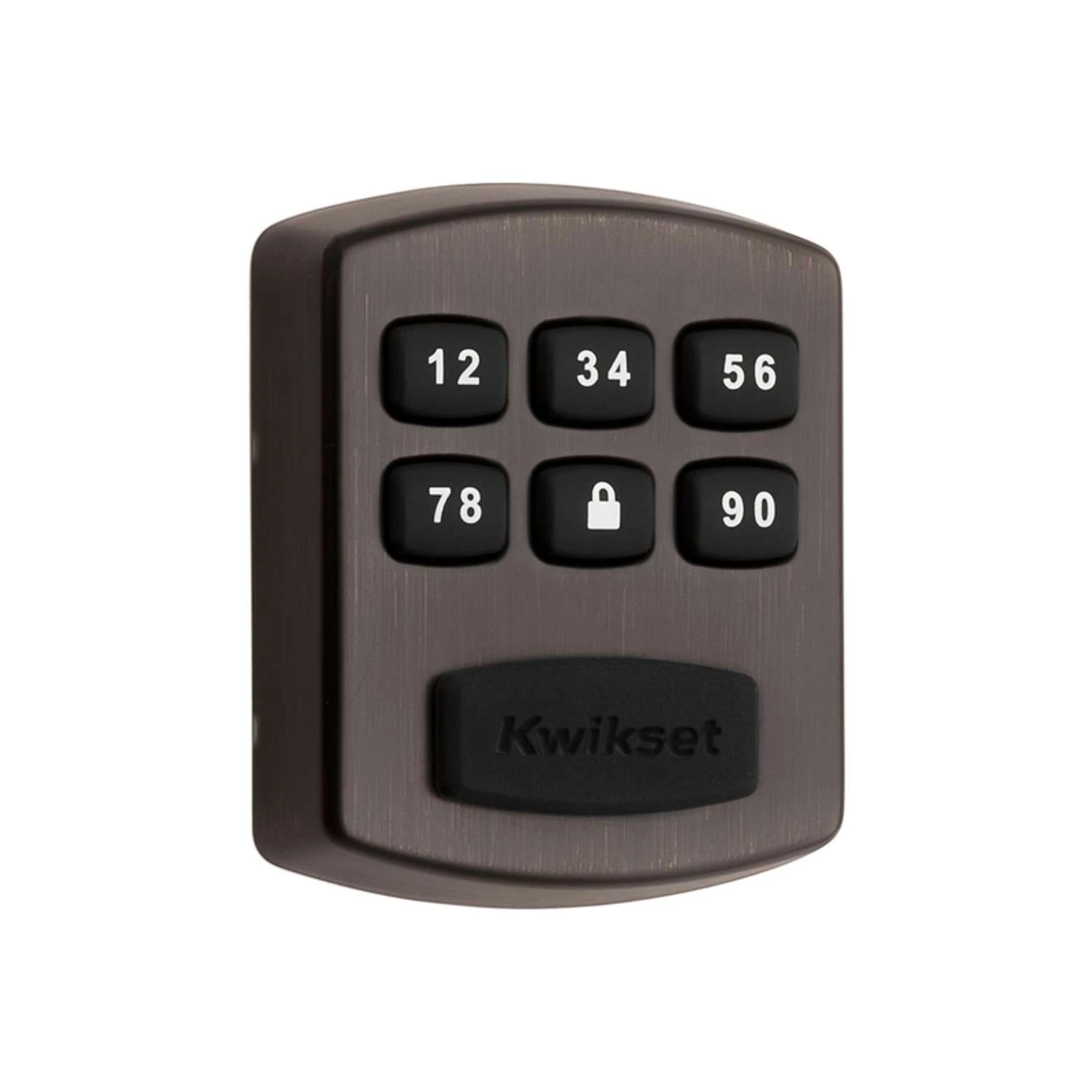 Kwikset Venetian Bronze Metal Electronic Deadbolt 2 Kwikset Venetian Bronze Metal Electronic Deadbolt - Image 2