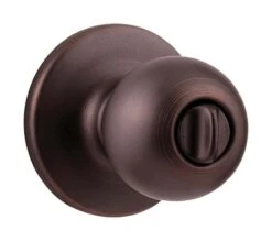 Kwikset Polo Venetian Bronze Privacy Knob Right Or Left Handed