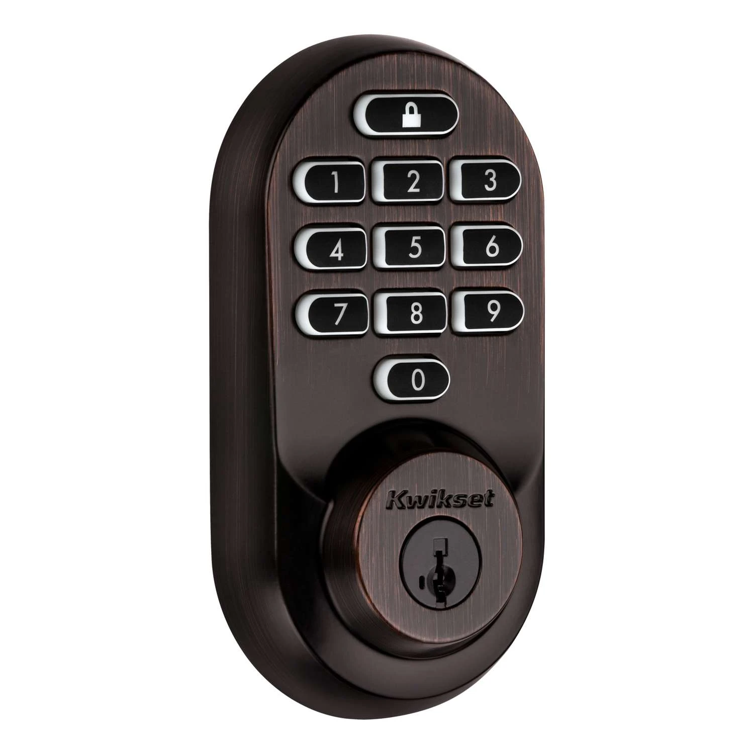 Kwikset SmartKey Halo Venetian Bronze Metal Wifi Deadbolt 1 Kwikset SmartKey Halo Venetian Bronze Metal Wifi Deadbolt