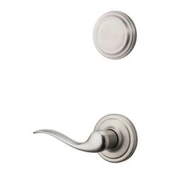 Kwikset Signature Tustin Lever Satin Nickel Inside Trim Dummy Handleset 1-3/4 In.