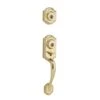 Kwikset Polished Brass Zinc Entry Handleset