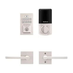 Kwikset SmartCode Satin Nickel Metal Electronic Deadbolt