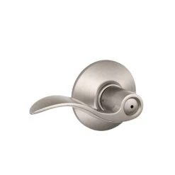 Schlage Accent Satin Nickel Privacy Lockset 1-3/4 In.