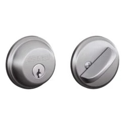 Schlage Satin Chrome Zinc Single Cylinder Deadbolt -Irwim Door Locks Shop bc3cacca e9d4 4980 9de8 17f026a1d01e