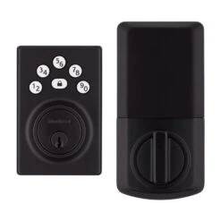 Kwikset Powerbolt Matte Black Zinc Electronic Deadbolt -Irwim Door Locks Shop be00b8f3 e1ea 4806 981c ce49d1a2da12