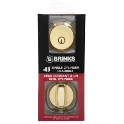 Brinks Push Pull Rotate Polished Brass Steel Deadbolt -Irwim Door Locks Shop bee272c0 fd87 4669 800d 35a8c47e6144