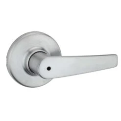 Kwikset Delta Satin Chrome Privacy Lever Right Or Left Handed -Irwim Door Locks Shop c4741872 a748 47a5 b2b5 892389aec794