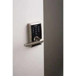 Schlage Satin Nickel Steel Touchscreen Lever -Irwim Door Locks Shop c5a78fe9 98bd 481a b4c5 23ceb96ca4a3
