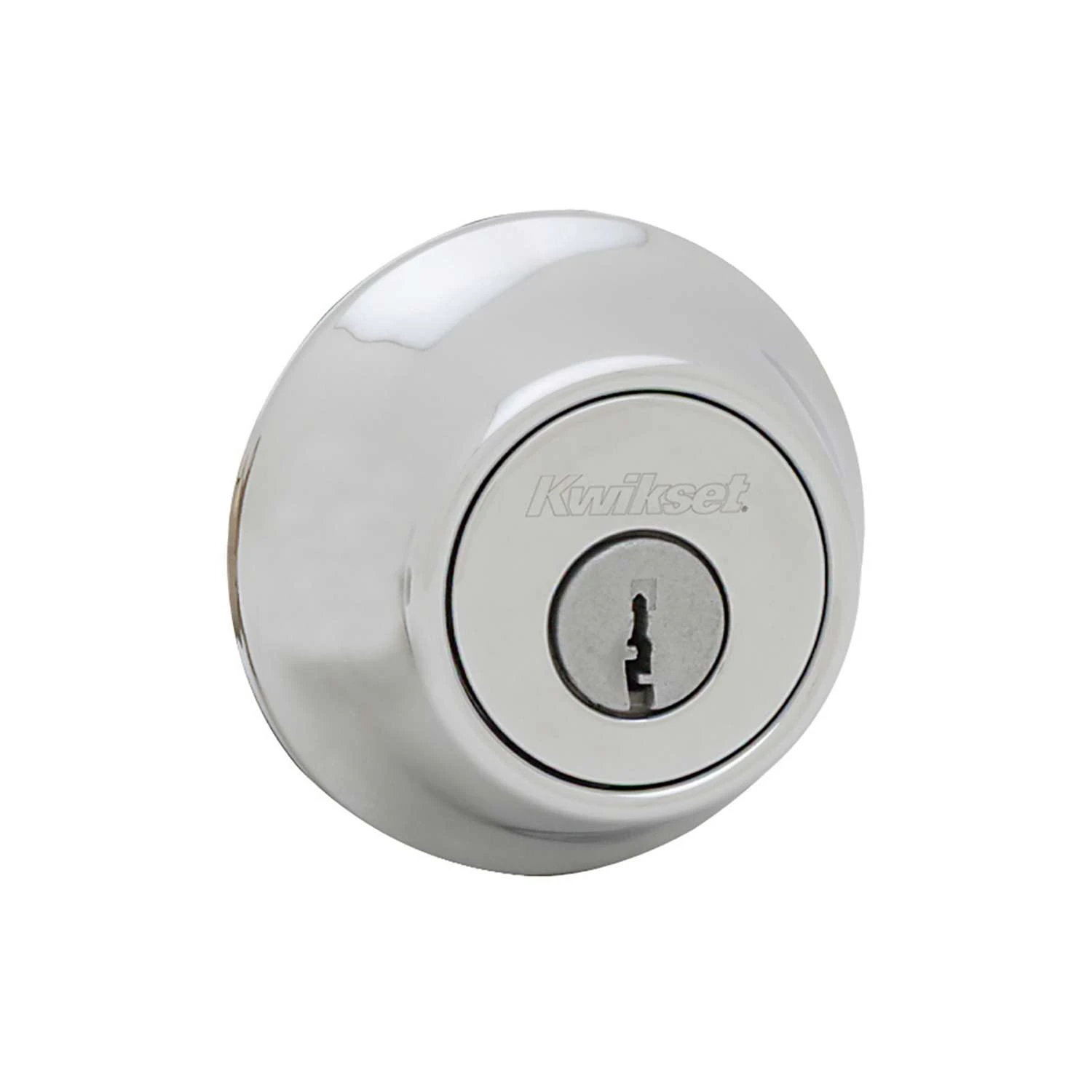 Kwikset Polished Chrome Zinc Double Cylinder Deadbolt 1 Kwikset Polished Chrome Zinc Double Cylinder Deadbolt