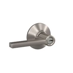 Schlage Latitude Satin Nickel Entry Lever 1-3/4 In.