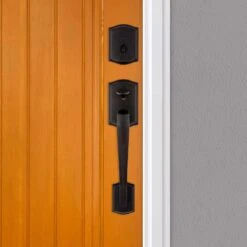 Kwikset Prescott Venetian Bronze Entry Handleset 1-3/4 In. -Irwim Door Locks Shop cf880267 aacf 460a b236 1ee8ce3e279d