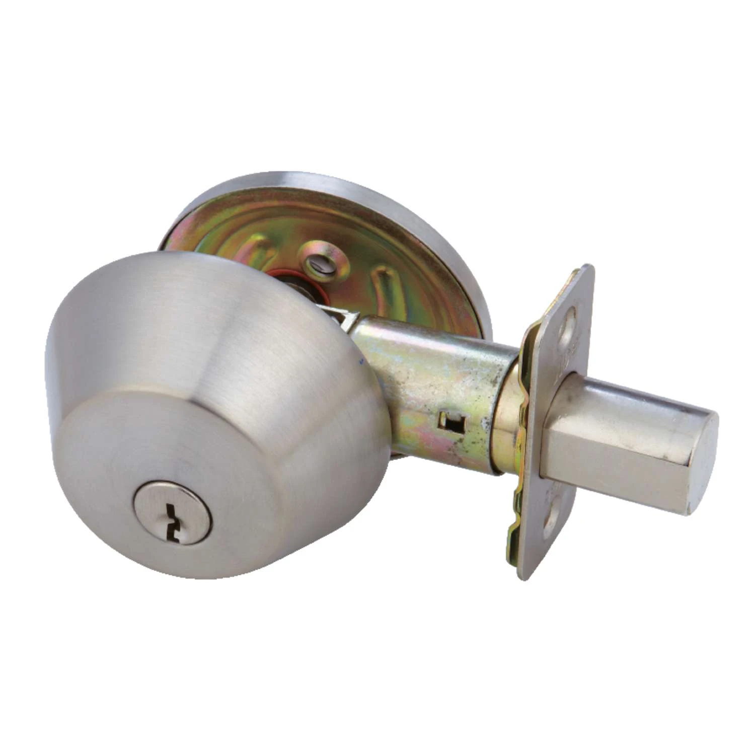 Ace Brushed Chrome Stainless Steel Single Cylinder Deadbolt 1 Ace Brushed Chrome Stainless Steel Single Cylinder Deadbolt