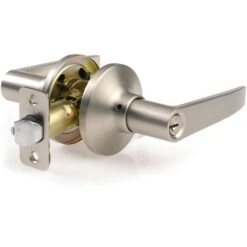 Ace Straight Lever Satin Entry Lockset 1-3/4 In. -Irwim Door Locks Shop d6b563db 5a90 4777 856c c7eb076296af