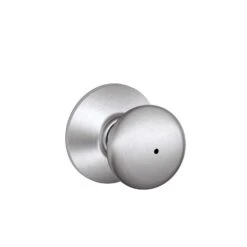 Schlage Plymouth Satin Chrome Privacy Knob Right Or Left Handed