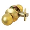 Ace Ball Polished Brass Passage Door Knob Right Or Left Handed