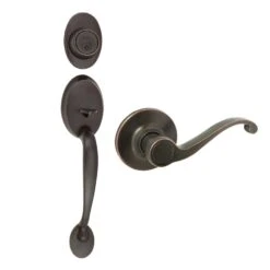 Design House Conventry Wave Oil Rubbed Bronze Handleset 1-3/4 In.