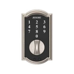 Schlage Satin Nickel Steel Touchscreen Deadbolt -Irwim Door Locks Shop e0cd4d0f ec63 4e22 8167 015f0e17086c