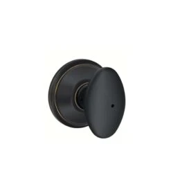Schlage Sienna Aged Bronze Privacy Knob Right Or Left Handed