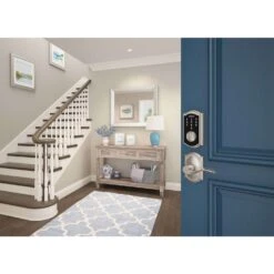 Schlage Satin Nickel Steel Touchscreen Deadbolt -Irwim Door Locks Shop e5acfc17 9249 4a67 a426 99f7c37a1128