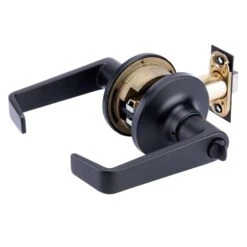 Brinks Commercial Matte Black Privacy Lever Right Or Left Handed -Irwim Door Locks Shop ec518e48 db27 4c1c a3ea 9a00d15cf80d