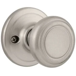 Kwikset Cameron Satin Nickel Dummy Knob Right Or Left Handed