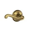 Schlage F Series Antique Brass Zinc Dummy Lever