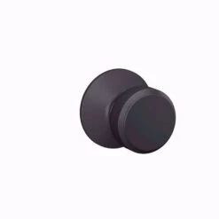 Schlage Bowery Matte Black Knob Right Or Left Handed