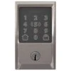 Schlage Encode Plus Satin Nickel Metal WiFi Deadbolt With Century Trim