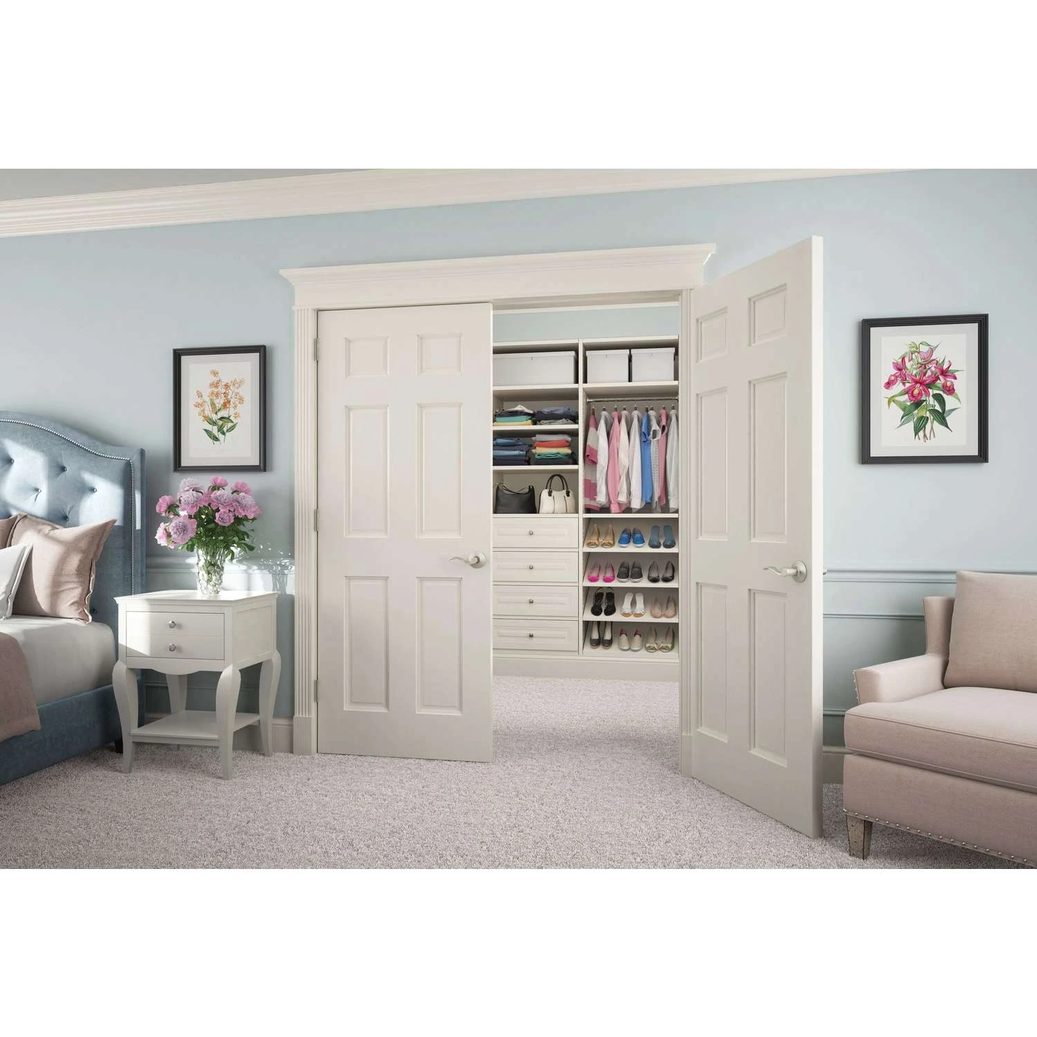 Schlage Accent Satin Nickel Passage Lever Right Or Left Handed 2 Schlage Accent Satin Nickel Passage Lever Right Or Left Handed - Image 2