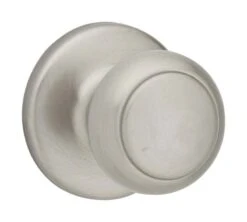 Kwikset Cove Satin Nickel Passage Door Knob Right Or Left Handed -Irwim Door Locks Shop f62548e6 33c7 4e0d bb06 1586af4ee251