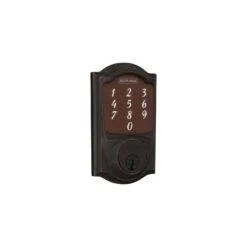 Schlage Aged Bronze Steel Electronic Deadbolt -Irwim Door Locks Shop f742a1f4 e166 4ba6 a702 107b7d0685c6