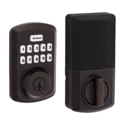 Kwikset SmartCode Venetian Bronze Zinc Electronic Deadbolt -Irwim Door Locks Shop f76ea8a8 740f 499b babb a58912b7e445